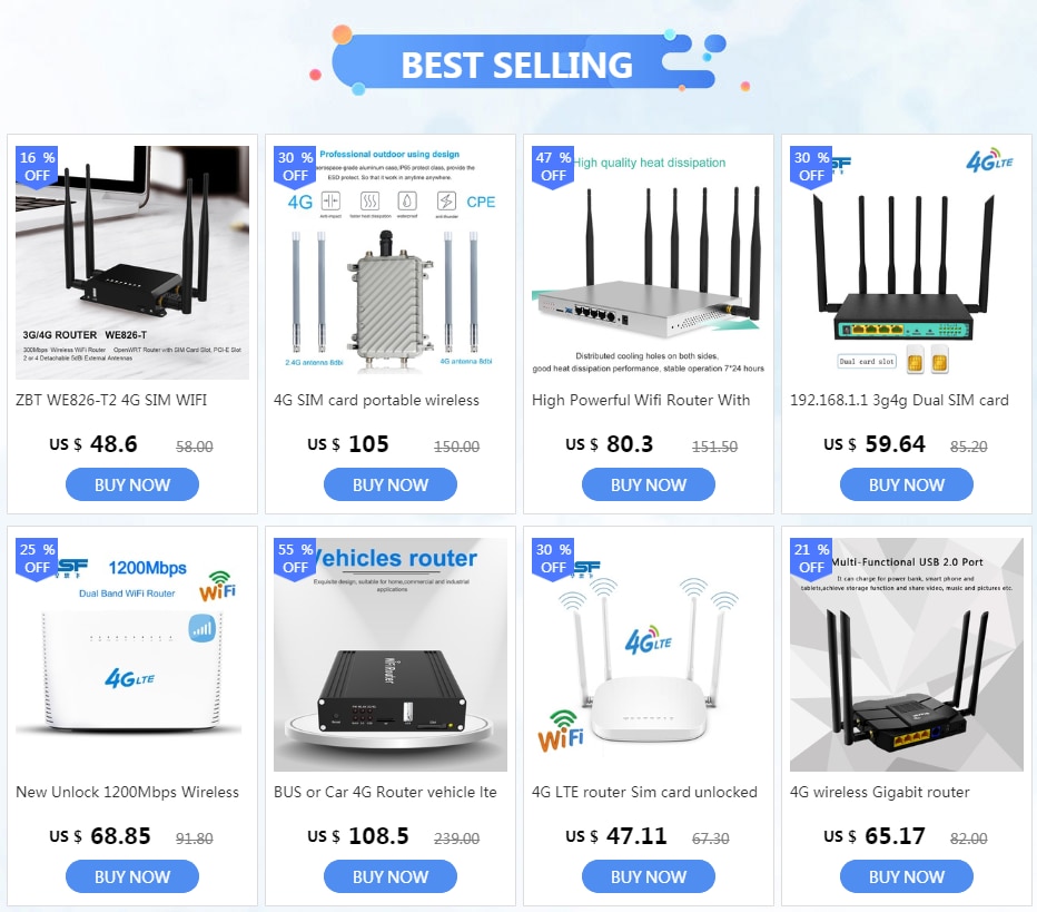 WE1626 Hot Sale Wireless Wifi Router Suppoty huawei33728372 4g Modem ...