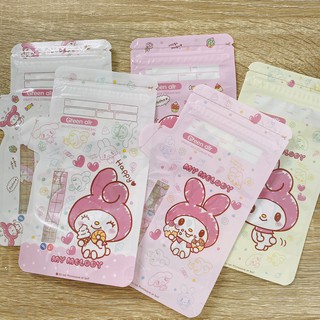 ถุงบรรจุน้ำนม และของเหลว ลิขสิทธิ์แท้ Sanrio  ลายมายเมโลดี้ My Melody ขนาด 8oz