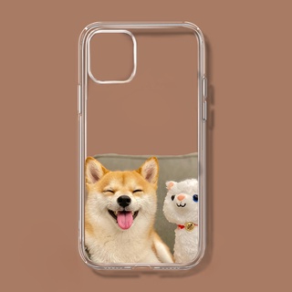 Smile Shiba Inu iPhone 13 pro max ตลกโปร่งใส TPU soft shell 11 12pro โทรศัพท์มือถือ case 7plus se2020 anti - fall สำหรับ iPhone Xs MAX