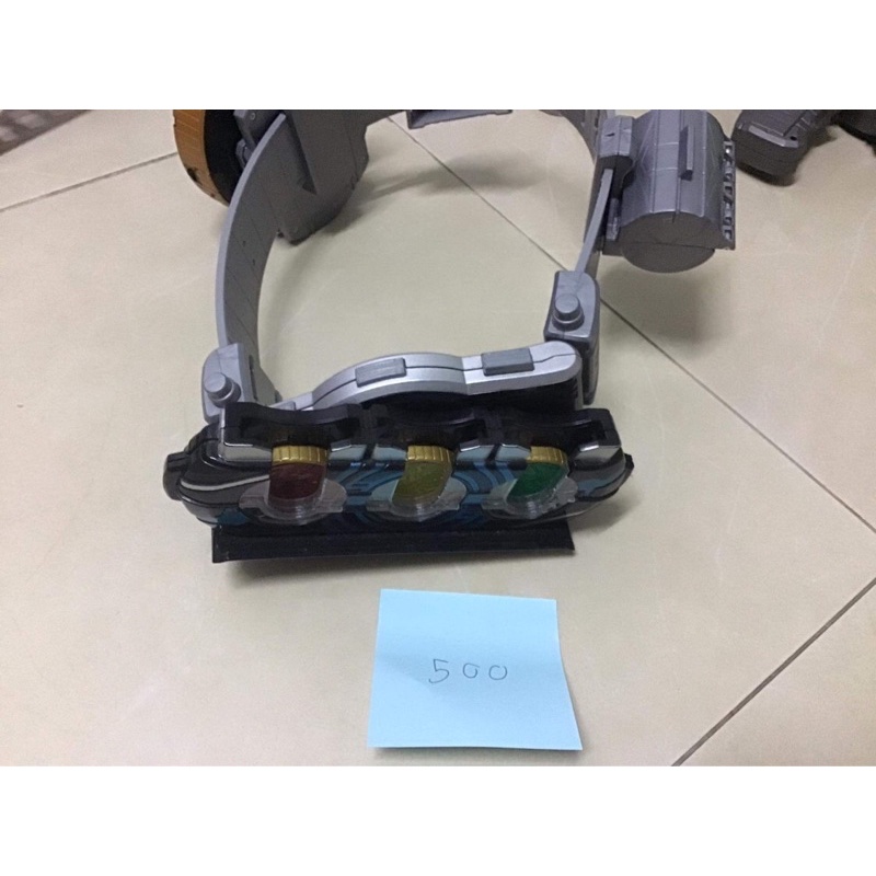 DX เข็มขัดมาสไรเดอร์ OOO ของแท้มือ2สภาพ70%มีเหรียญแถมให้1เหรียญ