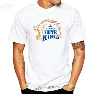 เสื้อผ้าผชเสื้อยืดแขนสั้นลําลอง พิมพ์ลาย Chennai Super Kings Ipl Cricket India สวมใส่สบาย สไตล์ฮิปฮอป สําหรับผู้ชายS-5XL