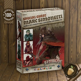 [ภาคเสริม] Zombicide: Black Plague Special Guest Marc Simonetti บอร์ดเกม คู่มือภาษาอังกฤษ