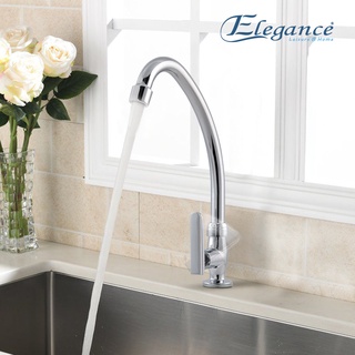 [ส่งฟรี] Elegance ก๊อกซิงค์ตั้ง JAGUAR ก๊อกน้ำ COUNTER FAUCET-JAQUAR ซิงค์ (โลหะผสม) EG2676