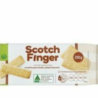 ( พร้อมส่ง )Woolworths Scotch Finger Biscuits 250 g