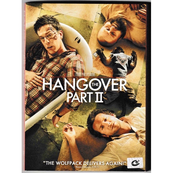 DVD The Hangover Part II มีเคสสวมกล่อง มีพากย์ไทย