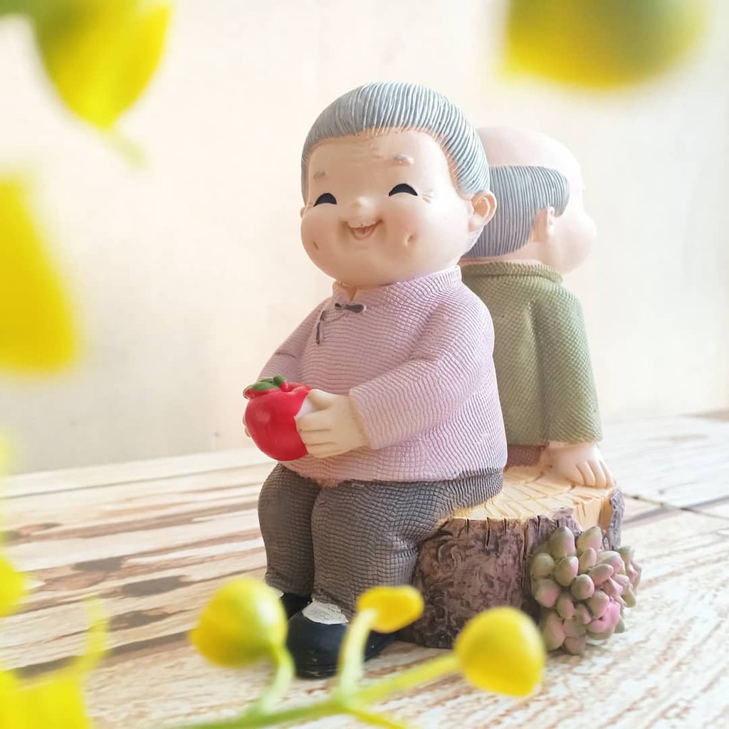 GRANDPA GRANDMA APPLE ของขวัญวันเกิด Home Display