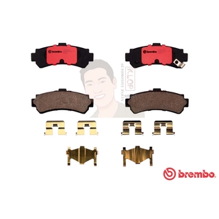 P56 035B ผ้าเบรก R (แท้ BREMBO รุ่น Black) NISSAN ซันนี่ Sunny B14 (New Sunny) 1.5 1.6 ปี2000-&gt;