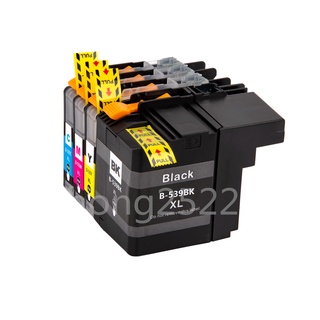 [สต็อกประเทศไทย]4 Pack LC539XL 535XL Compatible for Brother Print Ink Cartridge  with DCP-J100 DCP-J105 MFC-J200