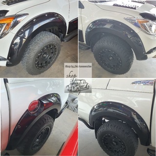 คิ้วล้อ Mazda BT-50 PRO สีดำเงา ขนาด 9 นิ้วมีหมุดใส่ 4 ประตูใส่ปี 2012 - 2018