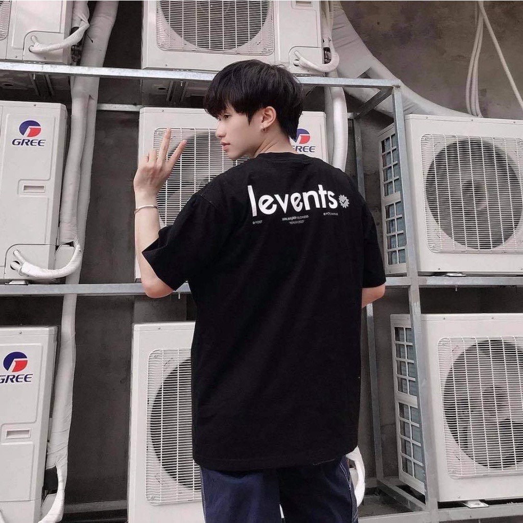 [ผลิตภัณฑ์พรีเมี่ยม] LEVENT เสื้อยืด Unisex ผ้าคอตตอน 65/35