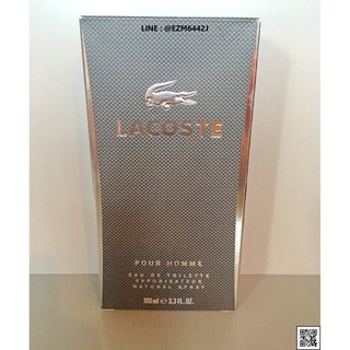 น้ำหอมแท้ LACOSTE POUR HOMME FOR MEN EAU DE TOILETTE SPRAY 100 ML ของใหม่ กล่องขายซีล เหมือนกับห้าง