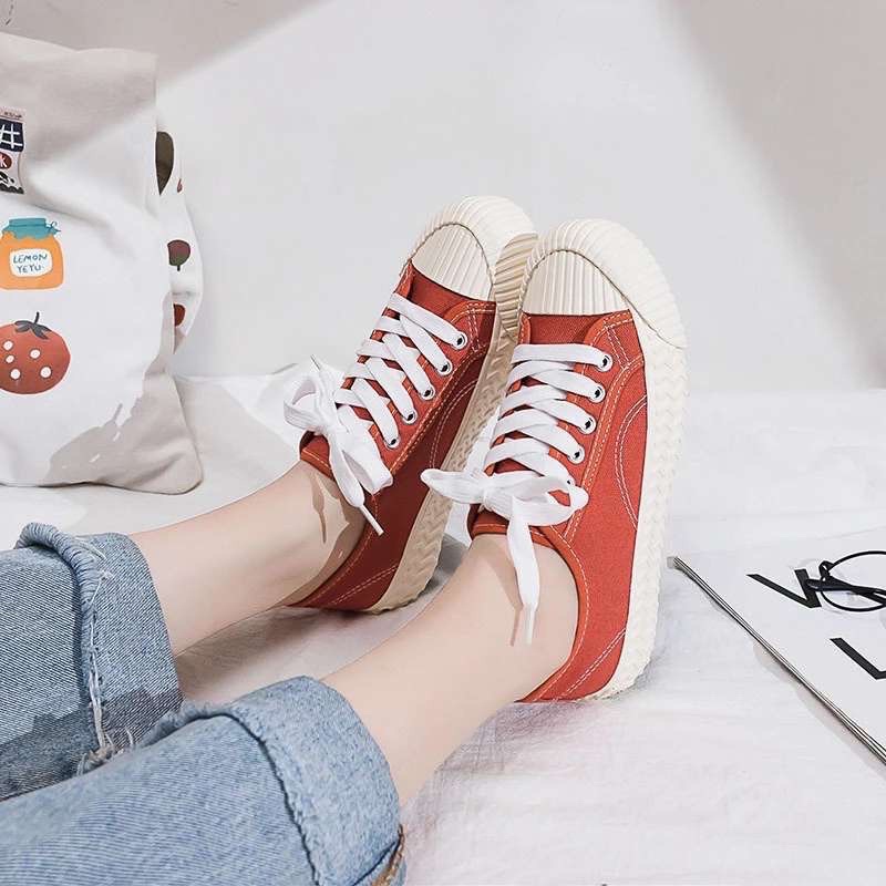 พร้อมส่งในไทย รองเท้าผ้าใบ รุ่น77