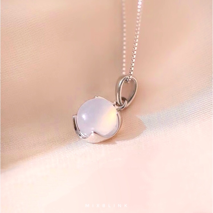 สร้อยคอ เงินแท้ 92.5% ส่งฟรี EMS ♡ รุ่น White ♡ -  ( #H10 ) - รูปที่ 4