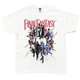 เสื้อยืดผ้าฝ้ายพิมพ์ลายแฟชั่น BOOTLEG MANIA FINAL FANTASY TEE