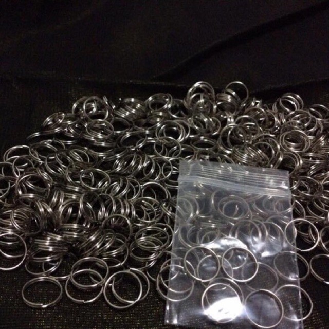 ห่วงกระดุม /ห่วงเหล็ก/ห่วงสีเงิน/ห่วงกุญแจ (ชุดละ 10-20-30-50-100 ห่วง)