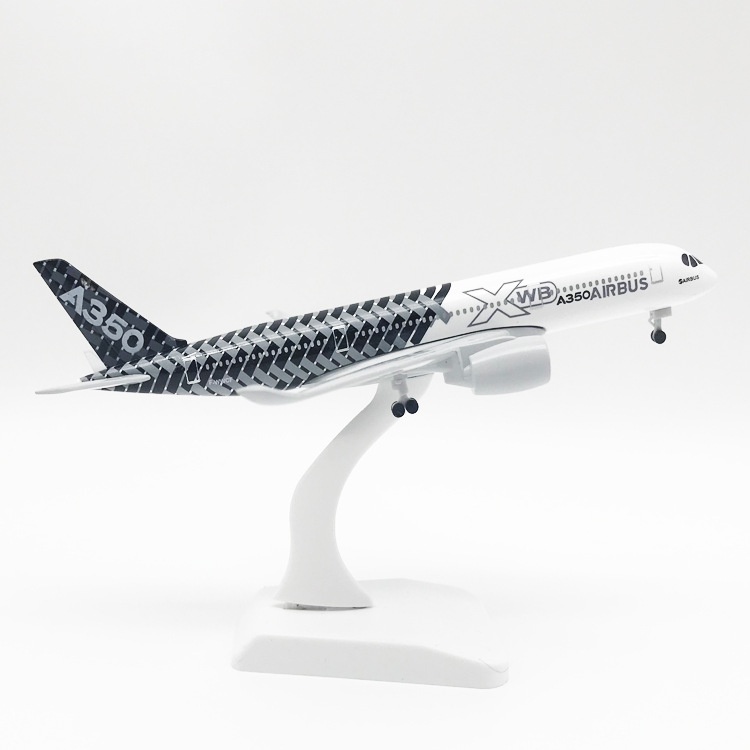 โมเดลเครื่องบิน Airbus A350 (Aircraft Metal Model) ขนาด 20 CM วัสดุเป็นเหล็กอัลลอย (ALLOY) มีล้อ สวย ลำใหญ่ -ของขวัญ