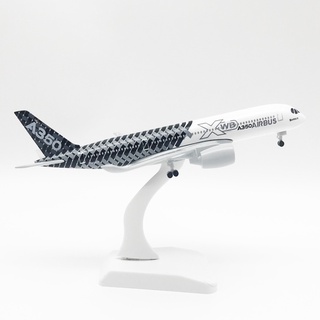 โมเดลเครื่องบิน Airbus A350 (Aircraft Metal Model)   ขนาด 20 CM วัสดุเป็นเหล็กอัลลอย (ALLOY) มีล้อ สวย ลำใหญ่ -ของขวัญ