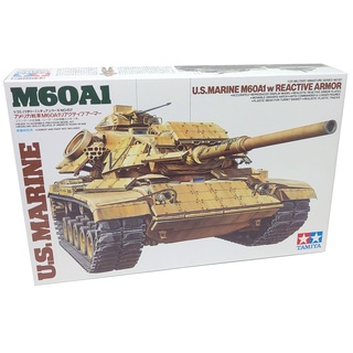 โมเดลประกอบ Tamiya 1/35 TA35157 M60A1 U.S.MARINE W/REACTIVE ARMOR