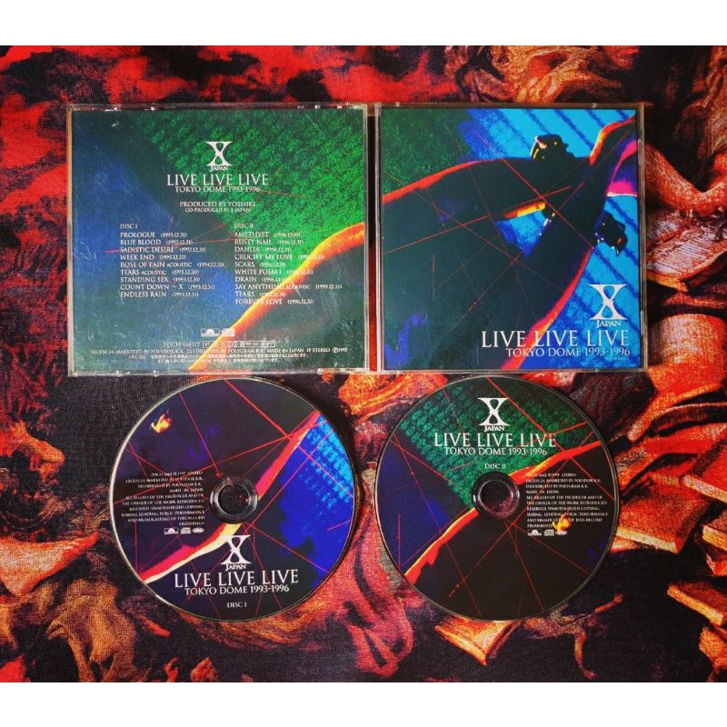 X-Japan - Live Live Live CD สภาพดี หายาก #xjapan #jrock #hide #yoshiki