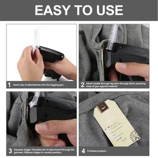 เครื่องยิงป้ายเสื้อ รุ่น 9S / เข็มพลาสติกยิงเสื้อ, Tag pins (กล่อง 5,000 ตัว) / เข็มเหล็กปินยิงเสื้อ