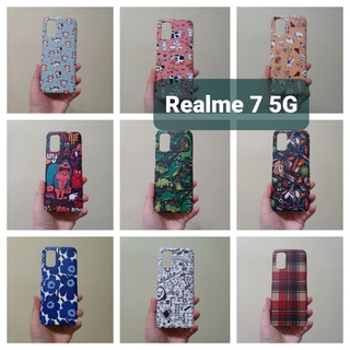 เคสแข็ง Realme 7 5G เคสไม่คลุมรอบนะคะ เปิดบน เปิดล่าง (ตอนกดสั่งซื้อ จะมีลายให้เลือกก่อนชำระเงินค่ะ)