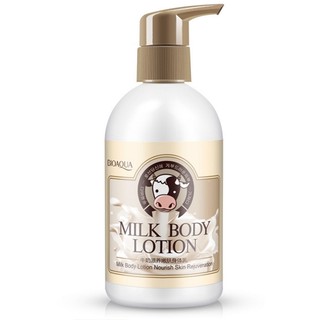 BIOAQUA Mik Body Lotion โลชั่นนมวัว เพื่อผิวขาว 250 ml.