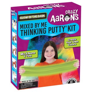 Crazy Aarons Thinking Putty รุ่น MIXED BY ME KIT-GLOW IN THE DARKS ผสมสีทำเอง ดินน้ำมันวิทยาศาสตร์