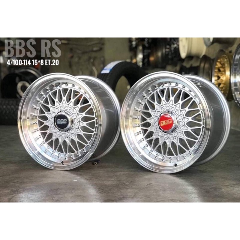 4วง / BBS RS ขอบ15-16 4รู100-114 กว้าง8