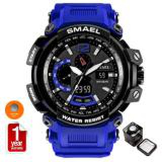 SMAEL นาฬิกาข้อมือผู้ชาย Sport Digital LED รุ่น SM1702 (Blue)