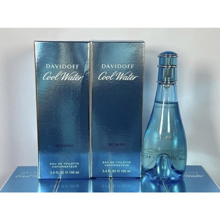 Davidoff Cool Water EDT 100ml กล่องขาย #davidoff