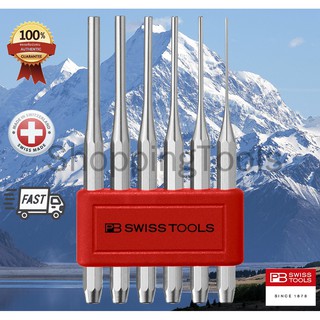 PB Swiss Tools เหล็กส่งชุด ส่งสลัก ส่งปิ๊น รุ่น PB 755 BL รุ่นยอดนิยม 6 ตัวชุด ของแท้ 100%