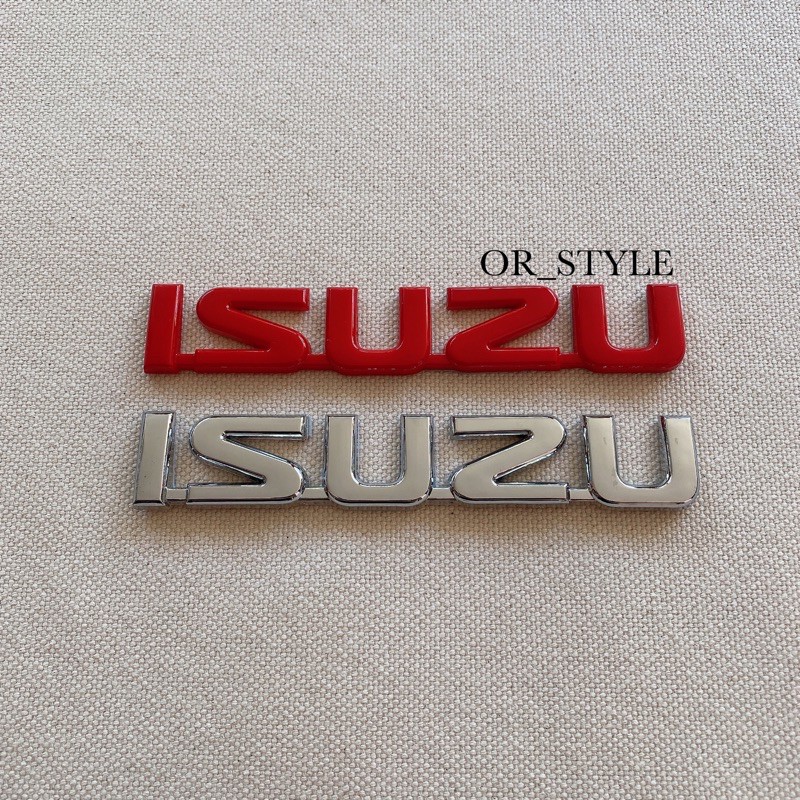 โลโก้ ISUZU 2003-2019 ติดท้าย ขนาด 14.5x2.5cm