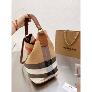 🇬🇧 NEW ARRIVALS!!! BURBERRY VINTAGE CANVAS BUCKET BAG