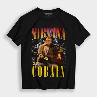 เสื้อยืด พิมพ์ลาย Nirvana Kurt Cobain Unplugged Photos สําหรับผู้ชาย