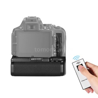 กริปแบตเตอรี่สําหรับ D5500 D5600 Dslr Camera En - El 14 Battery Powered พร้อม Ir Remote Control