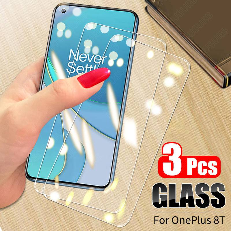 3PCS 9H 2.5D กระจกนิรภัยสําหรับ OnePlus 7t / 7 pro / 7 / 7t pro / 6t / 6 / 5t / 5 / 8 / 8 pro / 8t /