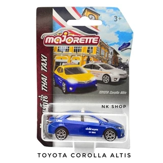 โมเดลรถ TAXI แท็กซี่ majorette โมเดลรถเหล็ก TOYOTA COROLLA ALTIS (แพ็คไม่สวย)รถแท็กซี่ THAI TAXI MJ53056ST7 #