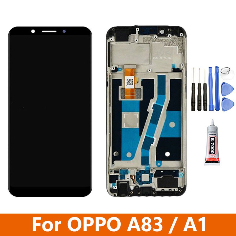 5.7 "Original LCD สําหรับ Oppo A83 LCD DIsplay พร้อมหน้าจอสัมผัส Digitizer Assembly สําหรับ Oppo A83