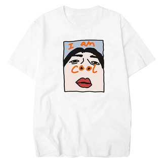 Lettbao I Am Cool เสื้อตลก Tee สบายเสื้อ Homme เสื้อ T Harajuku คนเกาหลีเสื้อยืด