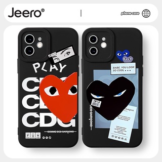 Jeero เคสไอโฟน เคสซิลิโคนนุ่มกันกระแทกน่ารักตลก เคสโทรศัพท์ Compatible for iPhone 15 14 13 12 11 Pro Max SE 2020 X XR XS 8 7 ip 6S 6 Plus HFF1549