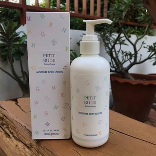 พร้อมส่ง// Etude House Petit Bijou Cotton Snow Moisture Body Lotion 300ml.