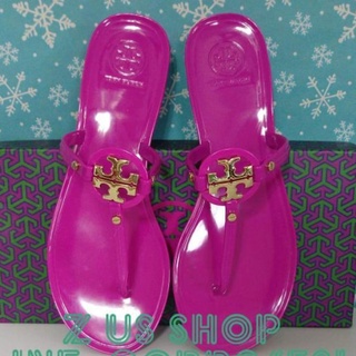 TORY BURCH MINI MILLER JELLY THONG SANDALUS 8.