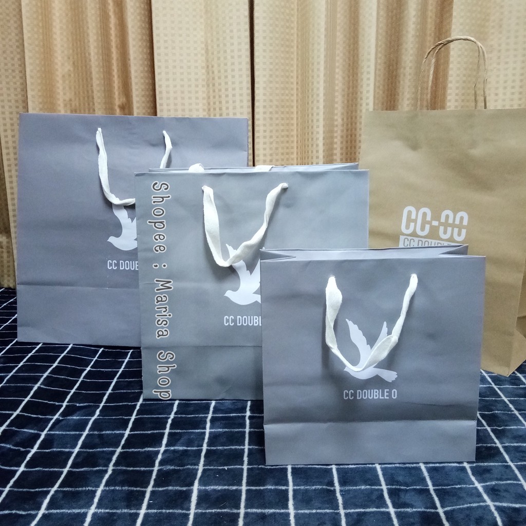 แท้ !! ถุงกระดาษ ถุงผ้า CC Double O / ถุง CC-OO