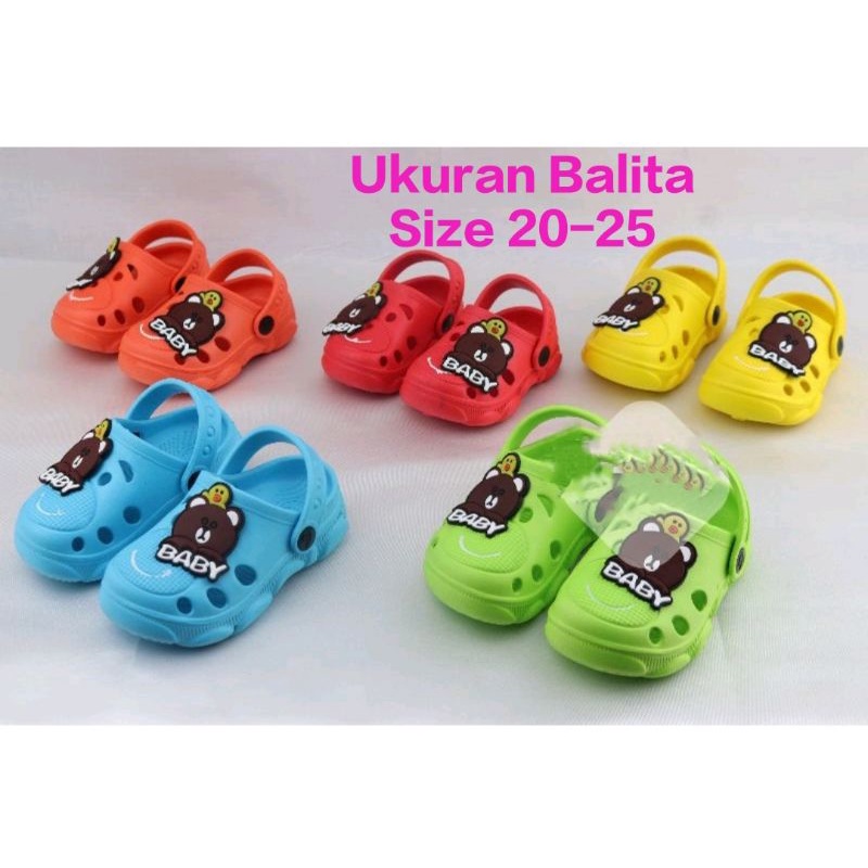 DULUX BEAR 355E รองเท้าแตะยางน่ารัก ขนาด 20-25