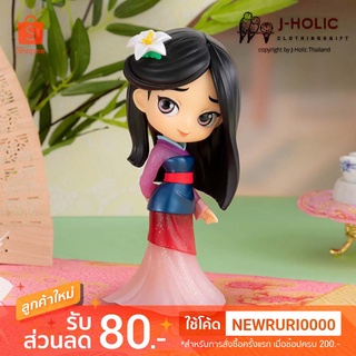 แท้/ญี่ปุ่น🇯🇵 Mulan Glitter Line Q Posket Disney Characters - Banpresto QPosket มู่หลาน ฟิกเกอร์