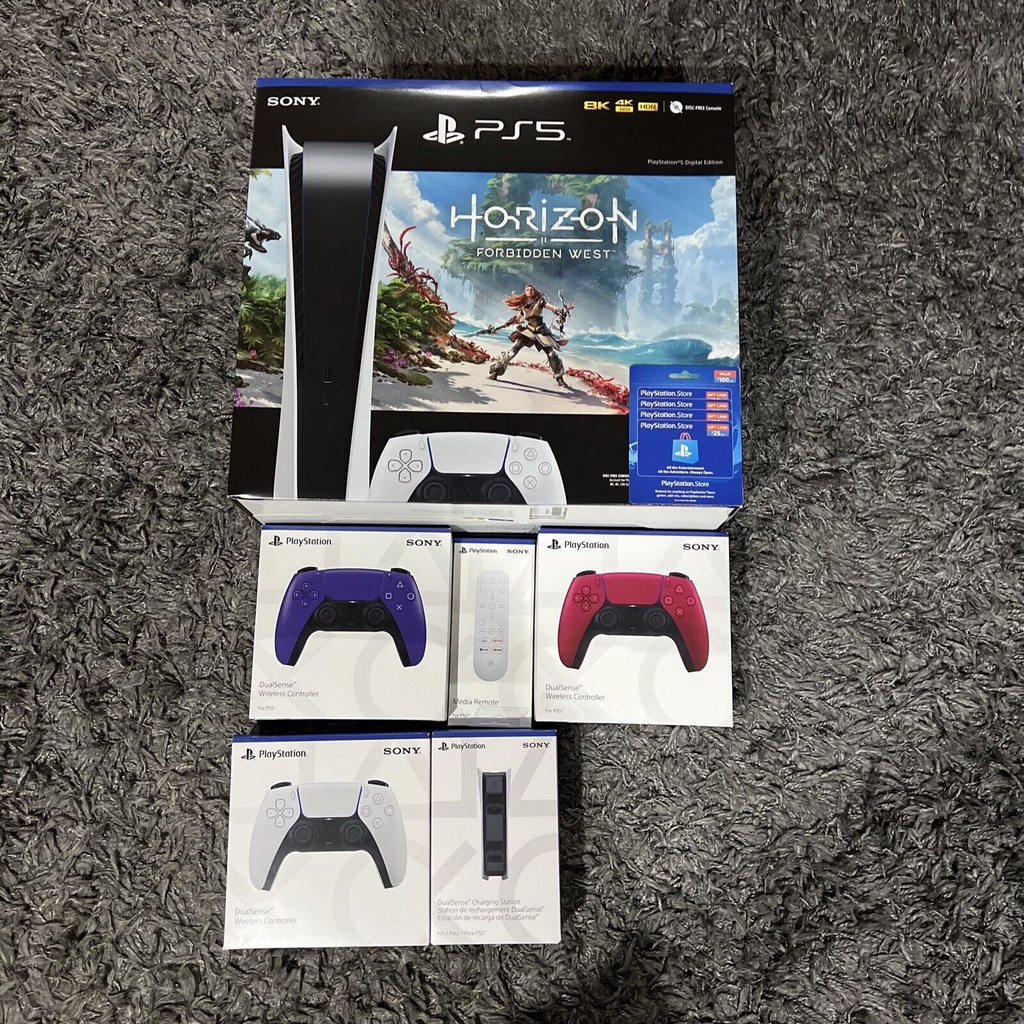 SONY PLAYSTATION 5 (PS5) CONSOLE - DIGITAL EDITION MEGA BUNDLE