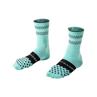 ถุงเท้า Bontrager Race Crew Cycling Sock สี Miami Green