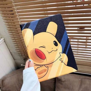 เคสฝาพับอัจฉริยะ ลายการ์ตูนน่ารัก พร้อมช่องใส่บัตร สําหรับ iPad 2017 2018 9.7 10.5 Air 1 2 MINI 1 2 3 4 5