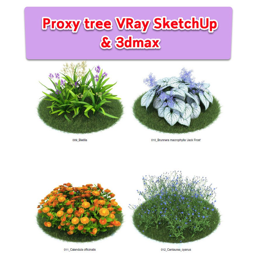 Proxy tree for VRay SketchUp & 3dMax (Archmodel v.86)