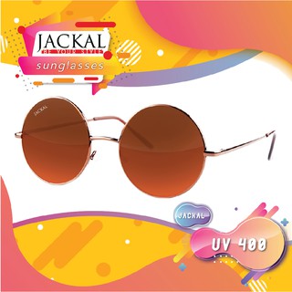 JACKAL SUNGLASSES แว่นตากันแดด (แจ็คเกิ้ล) รุ่น RETRO JS180 (Brown/Brown Lens)